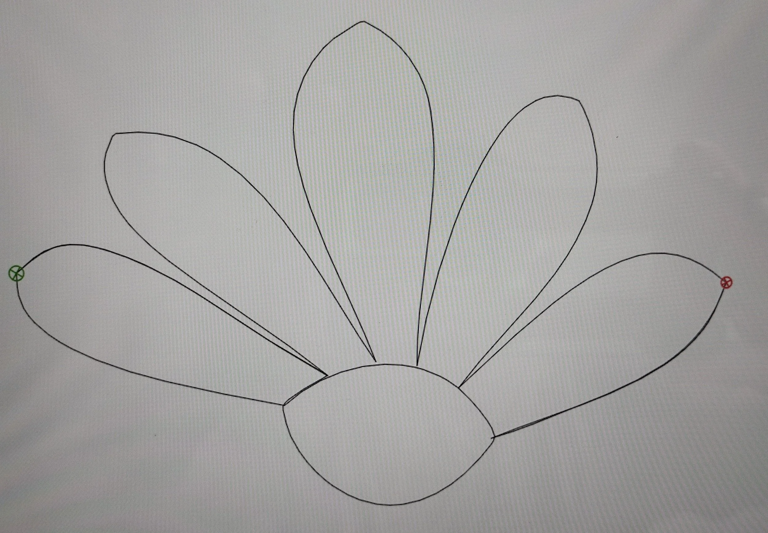 Quilting Patterns - PS Designs - Continuous Lines - Cornflower