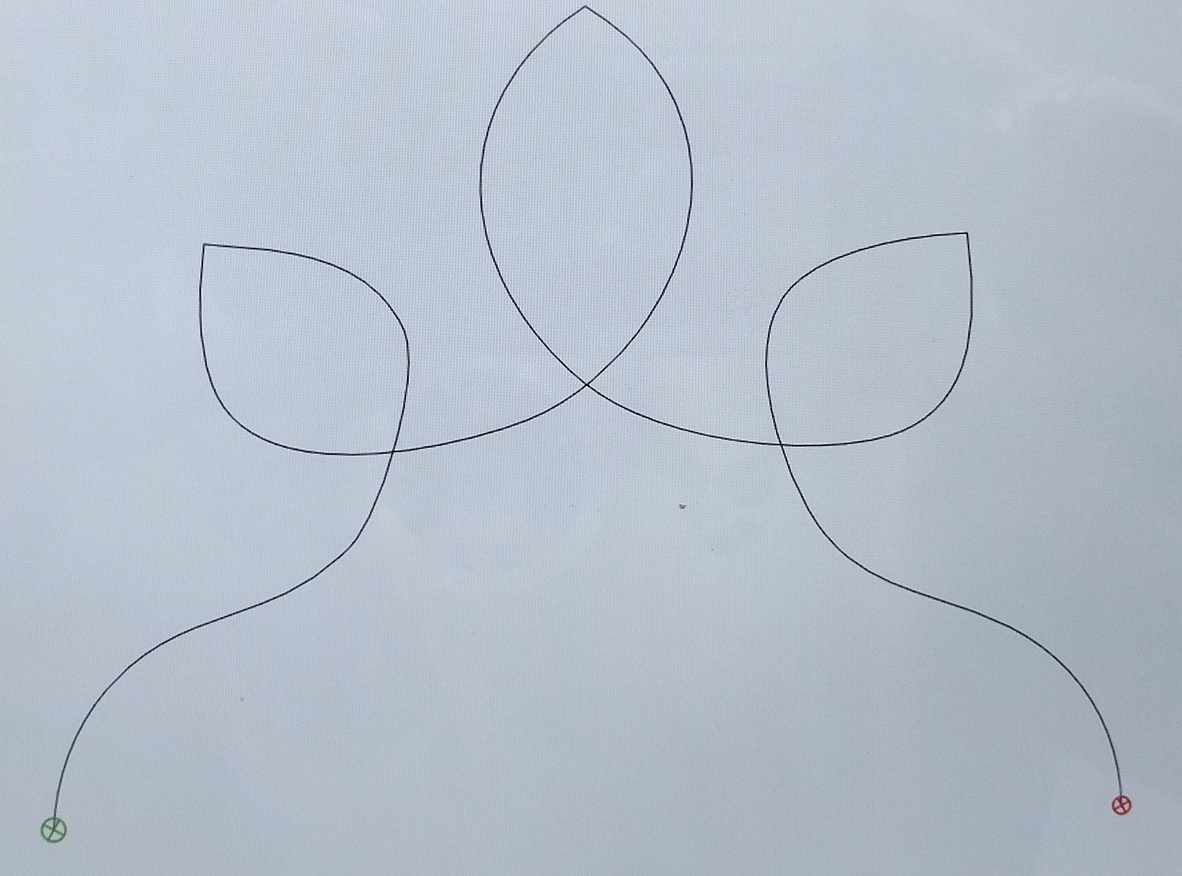 Quilting Patterns - PS Designs - Continuous Lines - Loops by Three