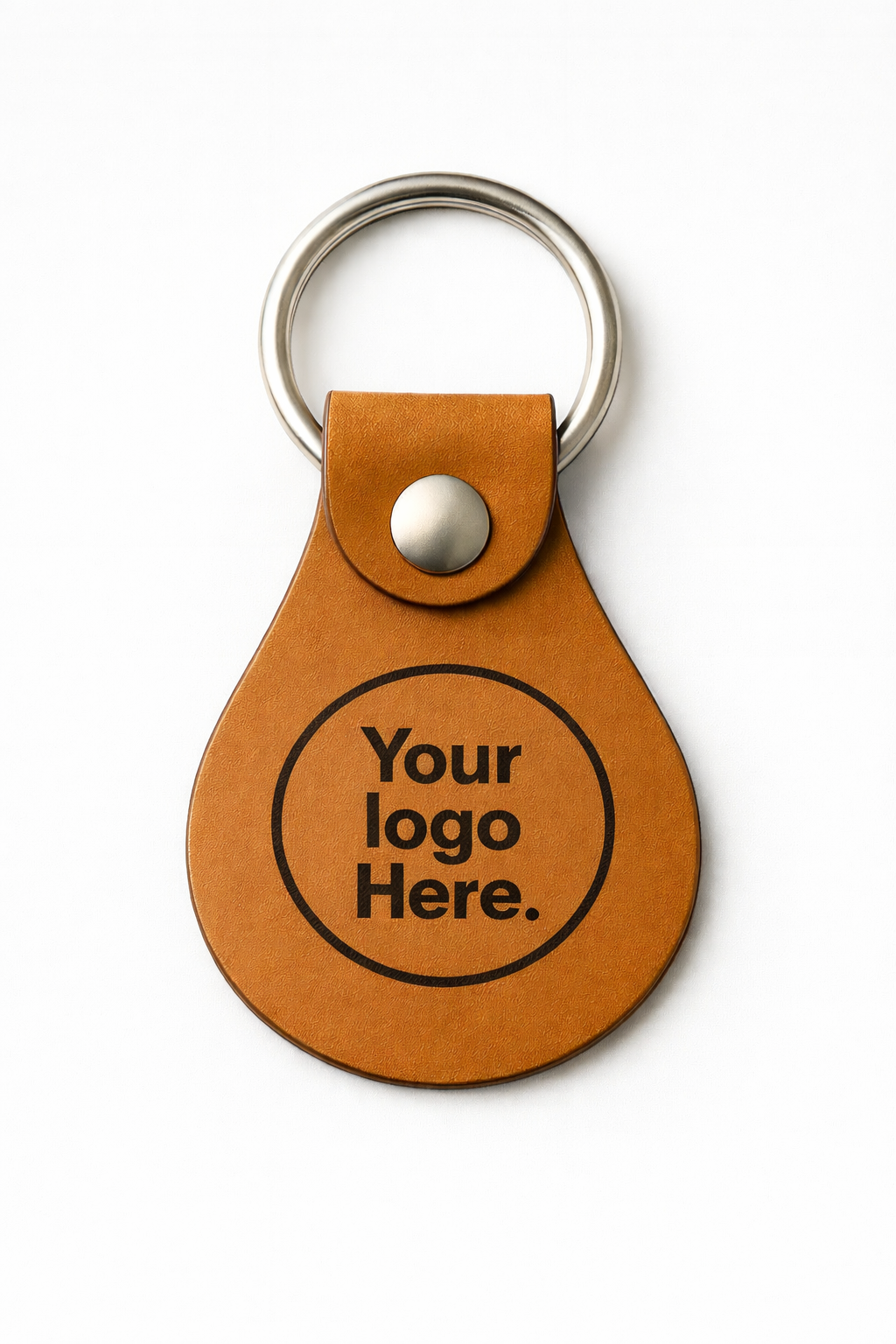 Personalized Leather Keychain – Custom Laser Engraved Design
