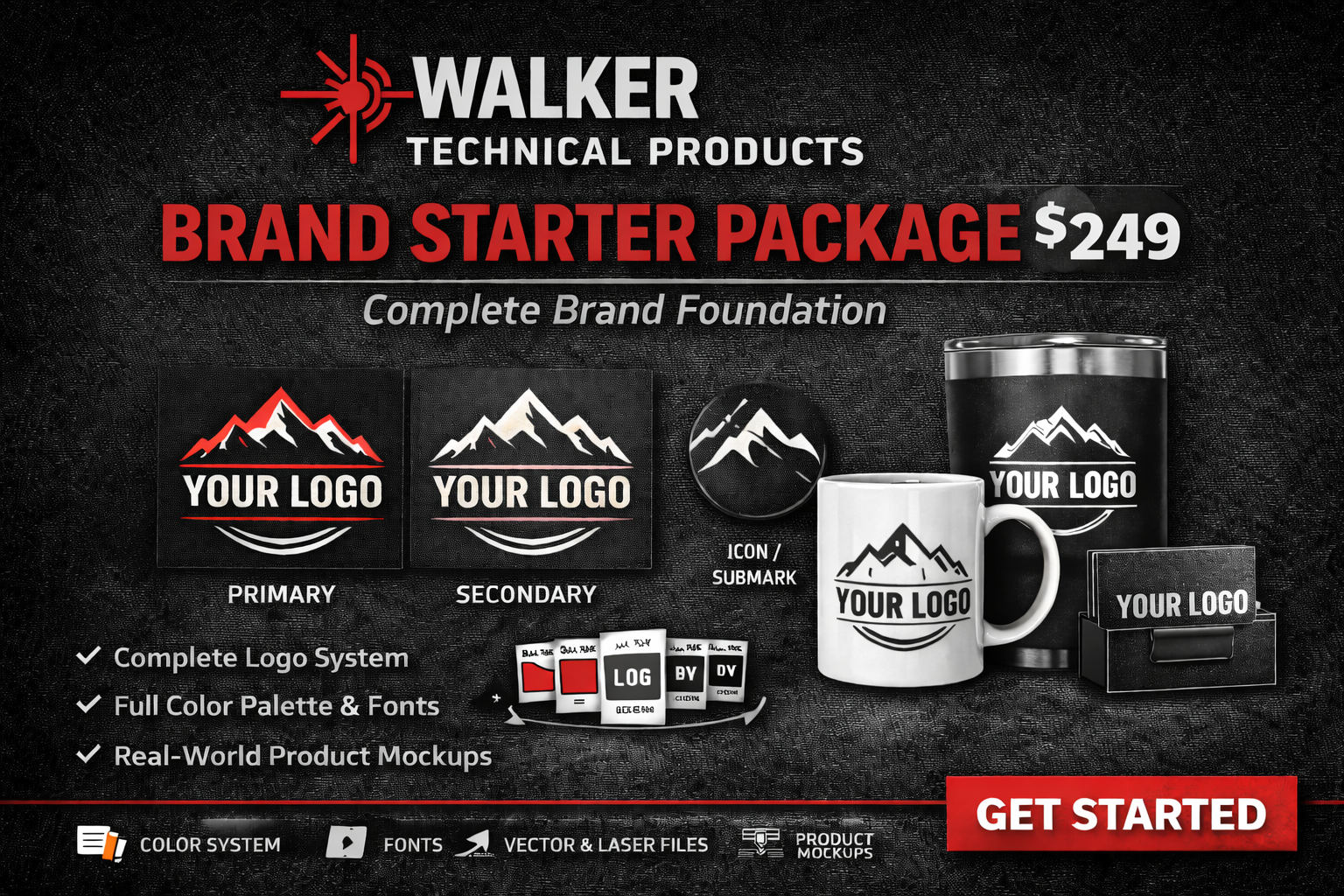 Custom Logo Design-Business Brand Package