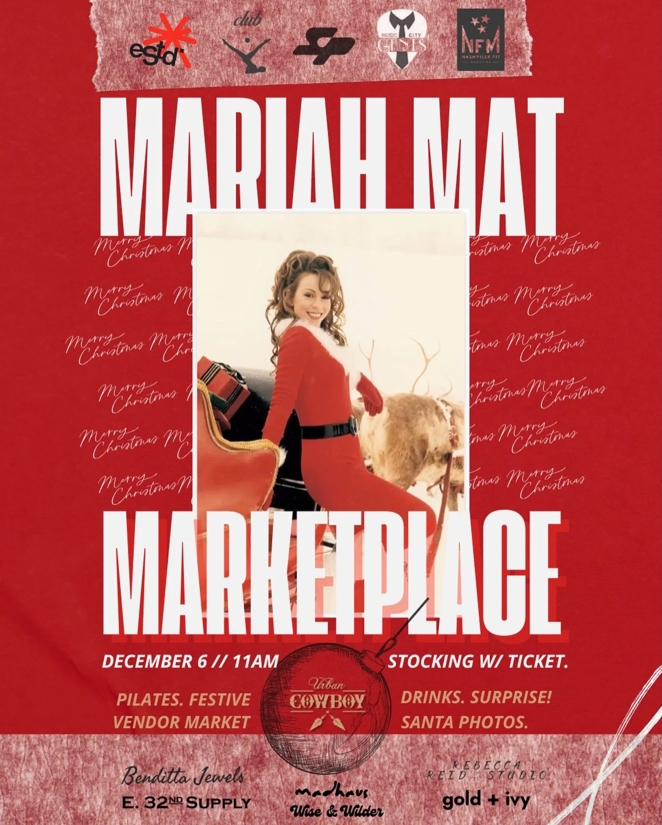 ✨ MID-WEEK MERRY MOMENT ✨
Mariah said it&rsquo;s time to sleigh, and honestly&hellip; she&rsquo;s right.
Our Mariah Carey Mat Pilates + Christmas Marketplace tickets are flying, so consider this your mid-week nudge to lock yours in. 🎁🔥

Here&rsquo;