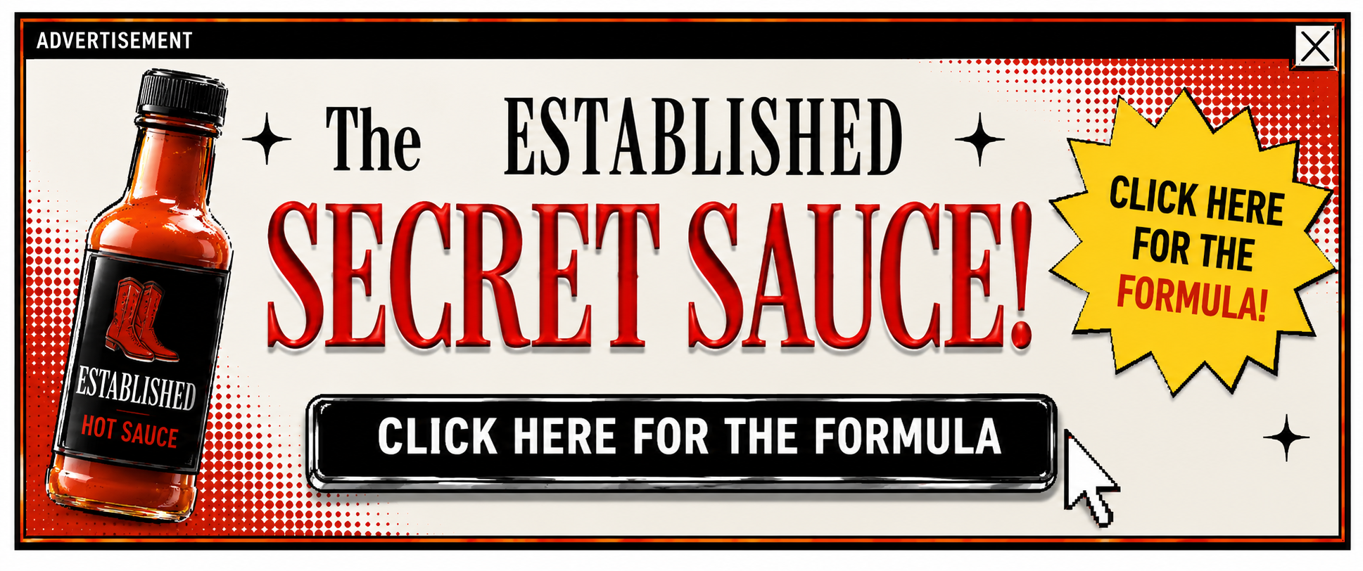Explore ESTABLISHED services: The Secret Sauce graphic.