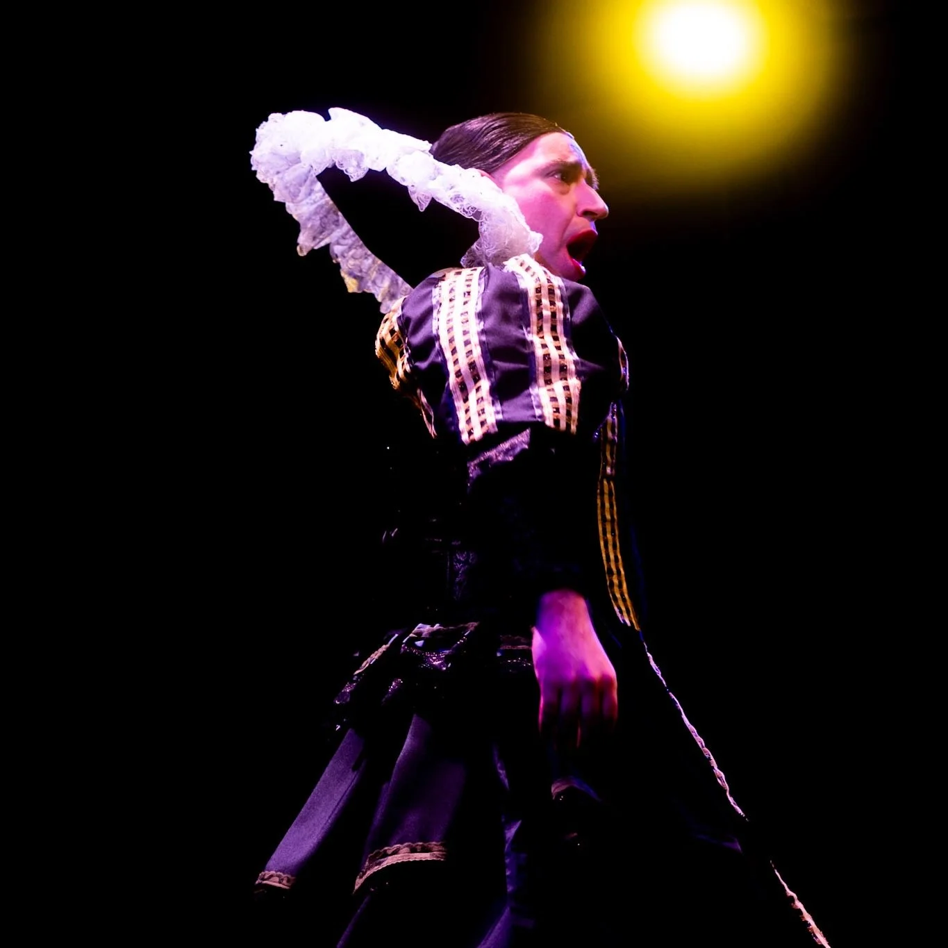 Queen Catherine was lucky to be captured by @halfdesertrat at Taste the Rainbow, a show by @butchmermaidproductions at @bk_arthaus 

Thank you! Her applications to make @petrusthespectacle a reality will look irresistible now ❤️👑

#actor #producer #