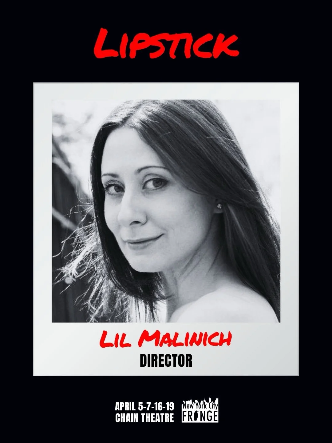 Welcoming Director @lilmalinich to the LIPSTICK team!

Canadian-American director, actor, and acting coach, whose work bridges rigorous performance technique and bold theatrical storytelling. Her recent directing credits include Talk Therapy and Merc