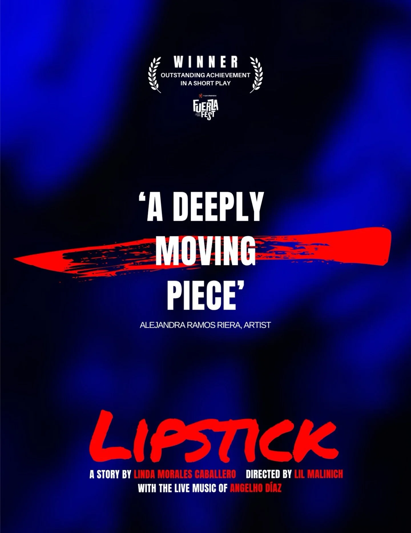 As we get ready to premiere the full-length version, we look back at some beautiful words from our past iterations at @fuerzafestofficial and FrenzyFest @bipnyc Thank you, @aleramosriera ❤️

LIPSTICK opens TOMORROW Sunday at 3:55 PM at @chaintheatren