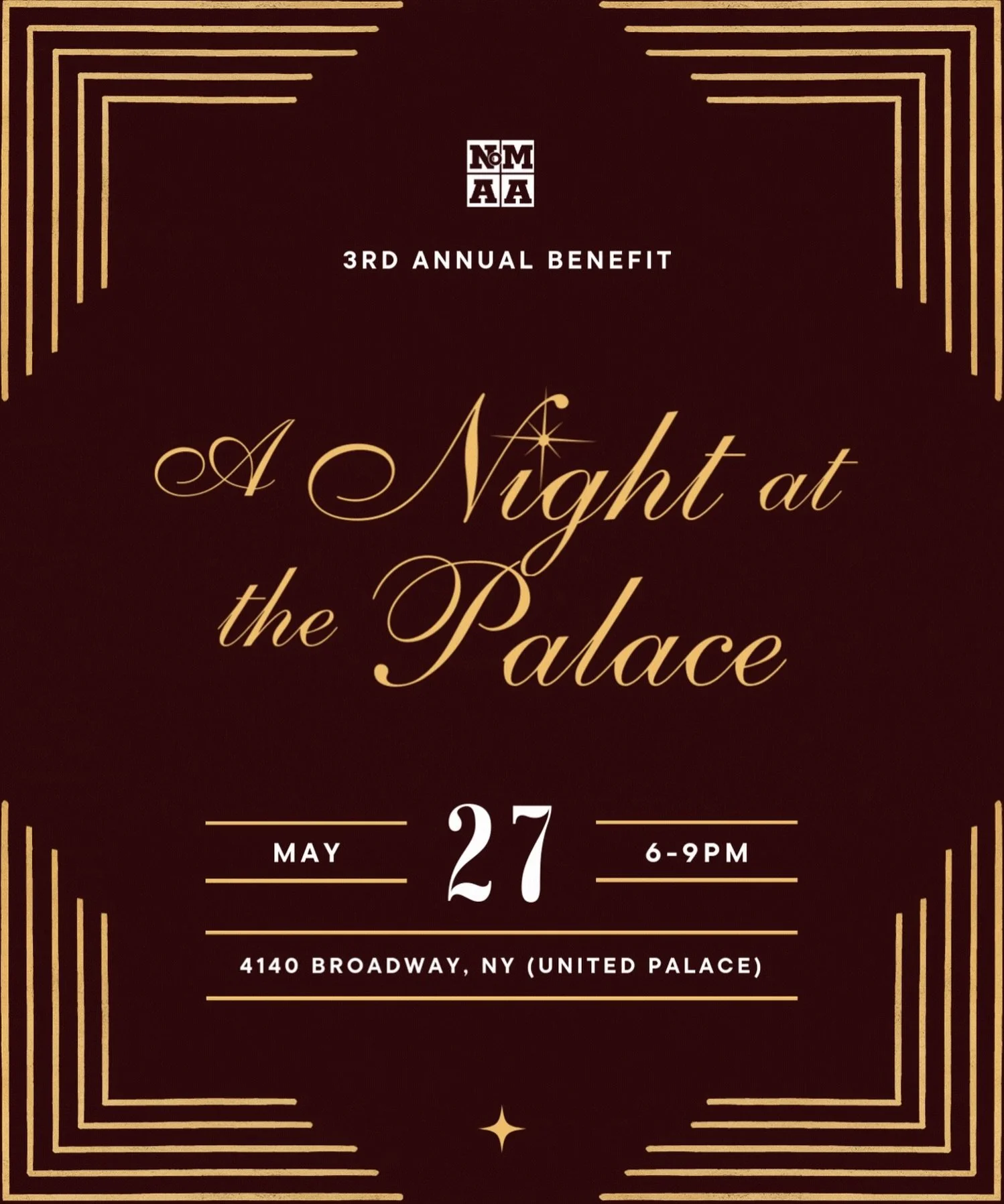👑 Oh la la! 
See you at the Palace? 
Wednesday May 27th, 6 PM

@nomaanyc @unitedpalacenyc 
edudiaz.com