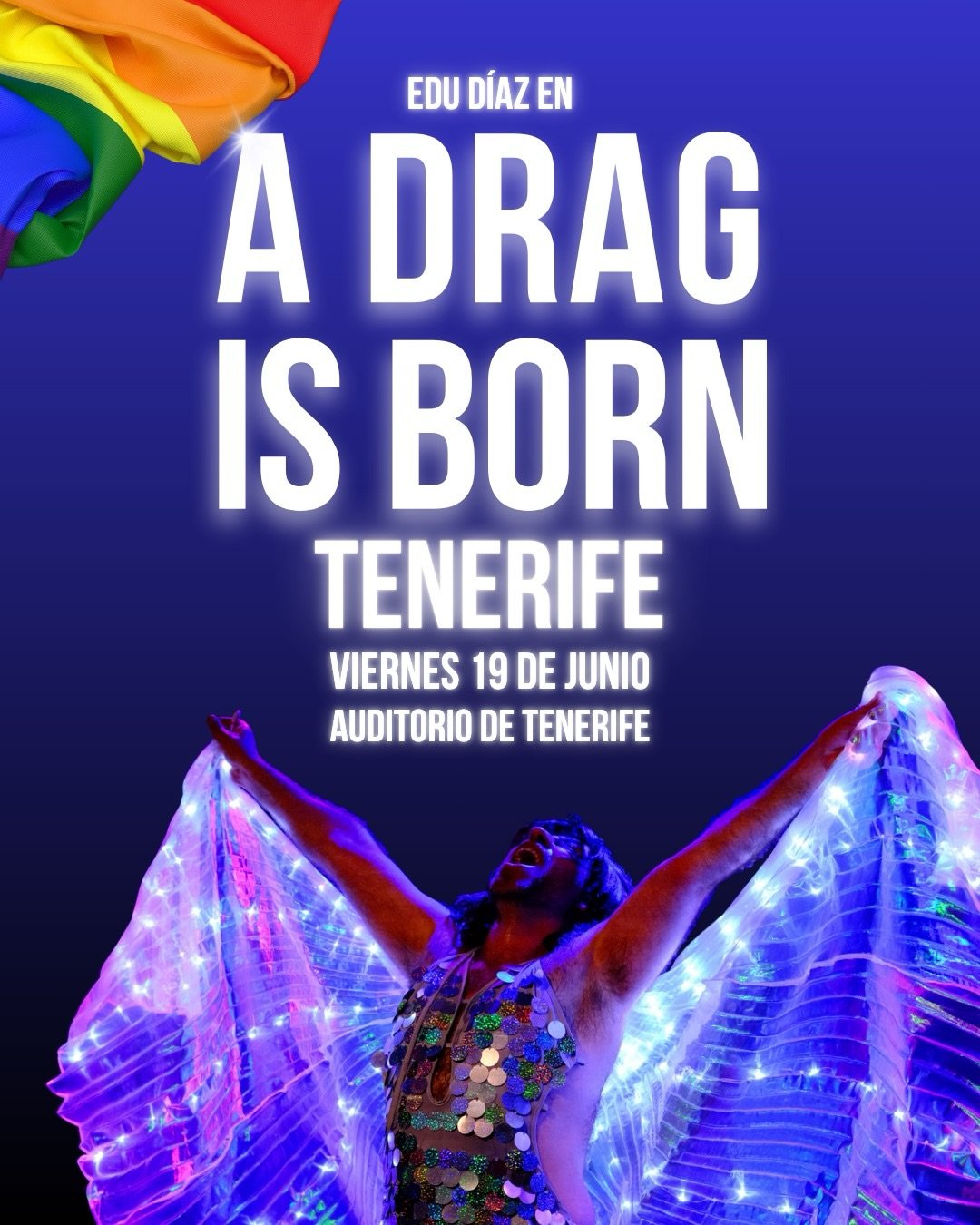 🏳️&zwj;🌈 &iexcl;T E N E R I F E! 🏳️&zwj;🌈

Ni en mis sue&ntilde;os m&aacute;s delirantes podr&iacute;a haber imaginado&hellip;

⚡Volver a casa con mi obra A DRAG IS BORN
⚡Para actuar en el Auditorio de Tenerife @auditoriotfe 
⚡Y ser parte de la p
