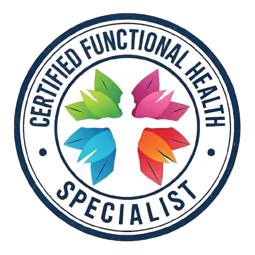 Circular logo with the text 'Certified Functional Health Specialists'.