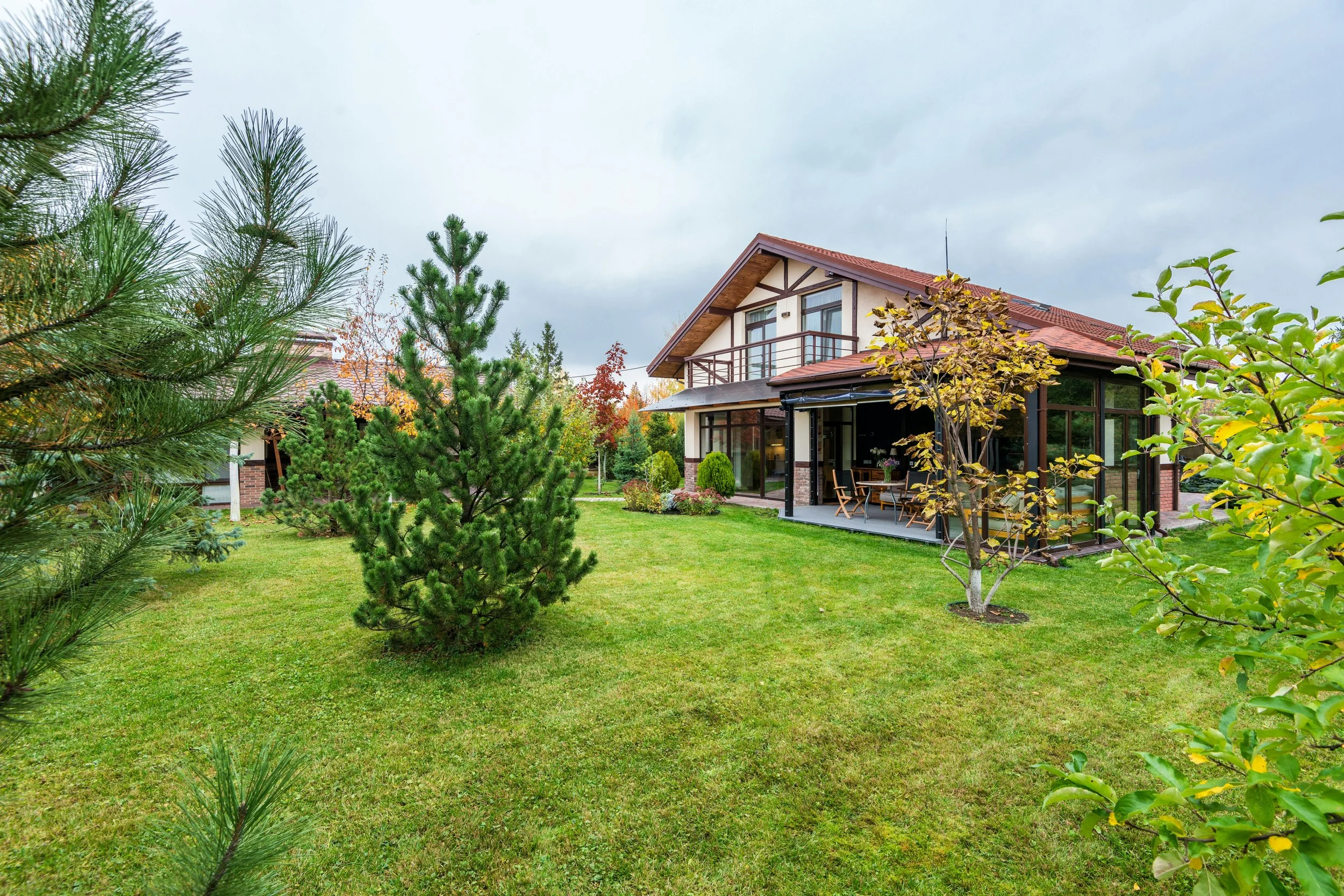 Home with big yard