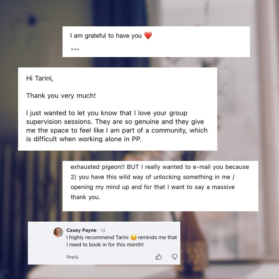 Working with other counsellors isn&rsquo;t just something I enjoy&mdash;it&rsquo;s something I absolutely love. It&rsquo;s my zone of genius.

Supporting, inspiring, empowering, and learning from fellow counsellors is work that lights me up every sin