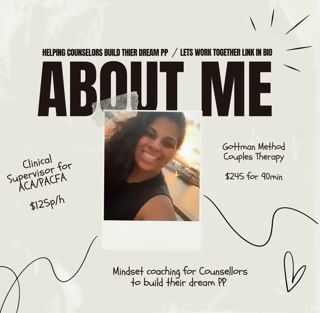 Hi, I&rsquo;m Tarini 👋

Registered Counsellor &amp; Clinical Supervisor offering Telehealth services across Australia 🇦🇺

💻 Individual $125p/h and Group $75 for 2 hrsClinical supervision for ACA &amp; PACFA counsellors
❤️ Over 10 years of experie