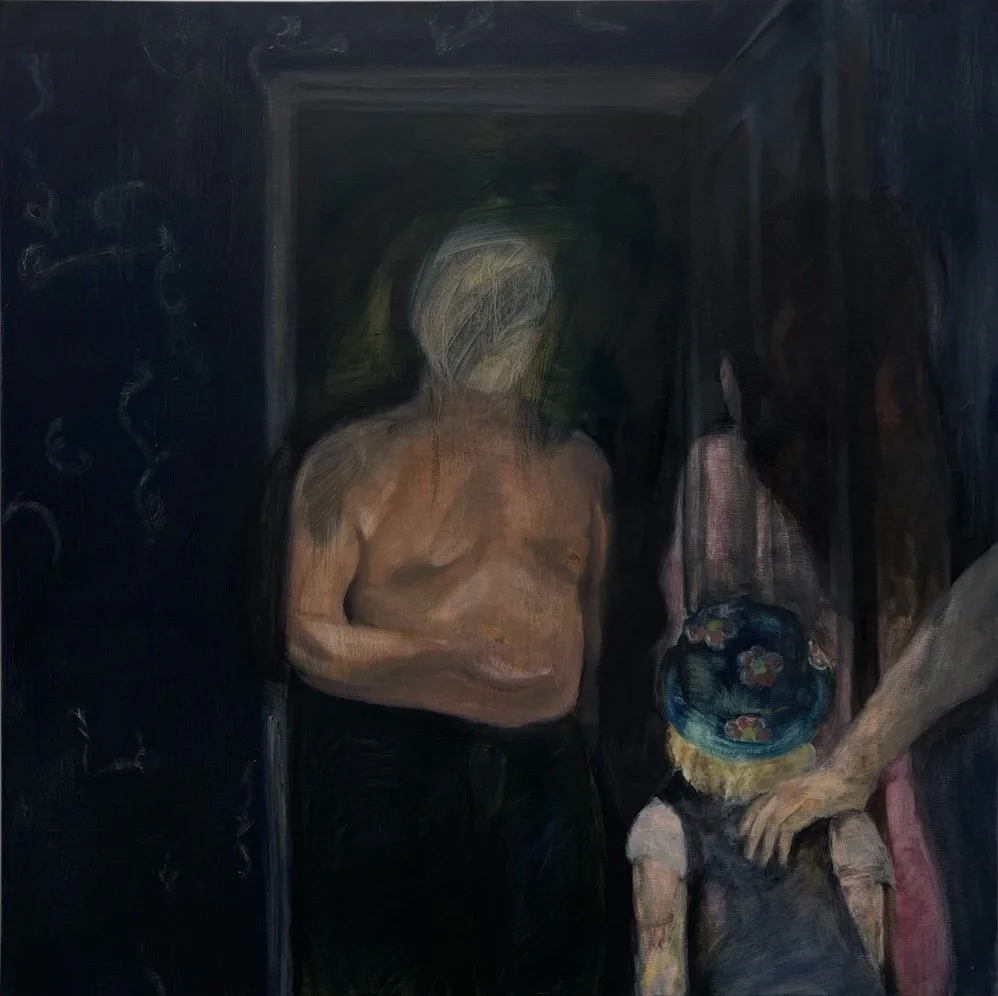 I See My Future and It's Bright,
2025,
oil on canvas,
117 x 117 cm