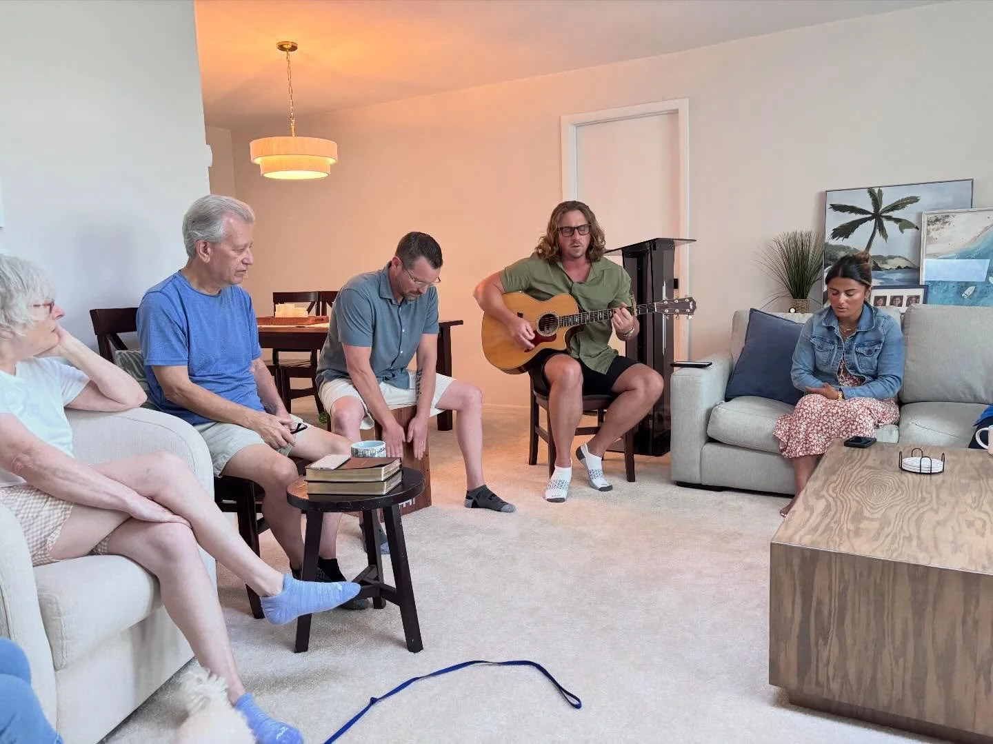 This past Sunday some of our core team gathered in a home for a time of worship, teaching, communion and prayer. It was a beautiful fellowship, even if we only managed to capture half the room in photos.

Our focus was on one of our church&rsquo;s co
