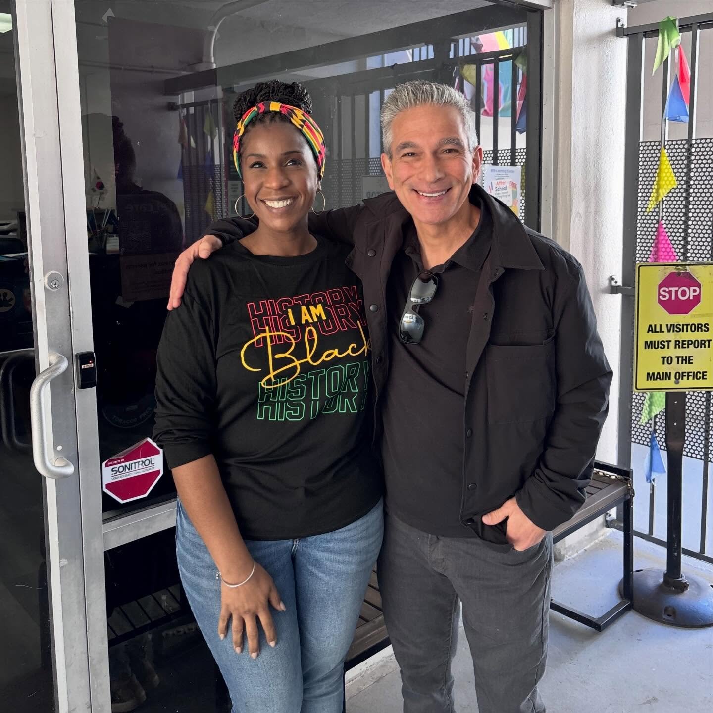 Head of School, Fayth, and Pastor Bill are excited about the new partnership between @ia_srq and One Life Church! 🙌😁