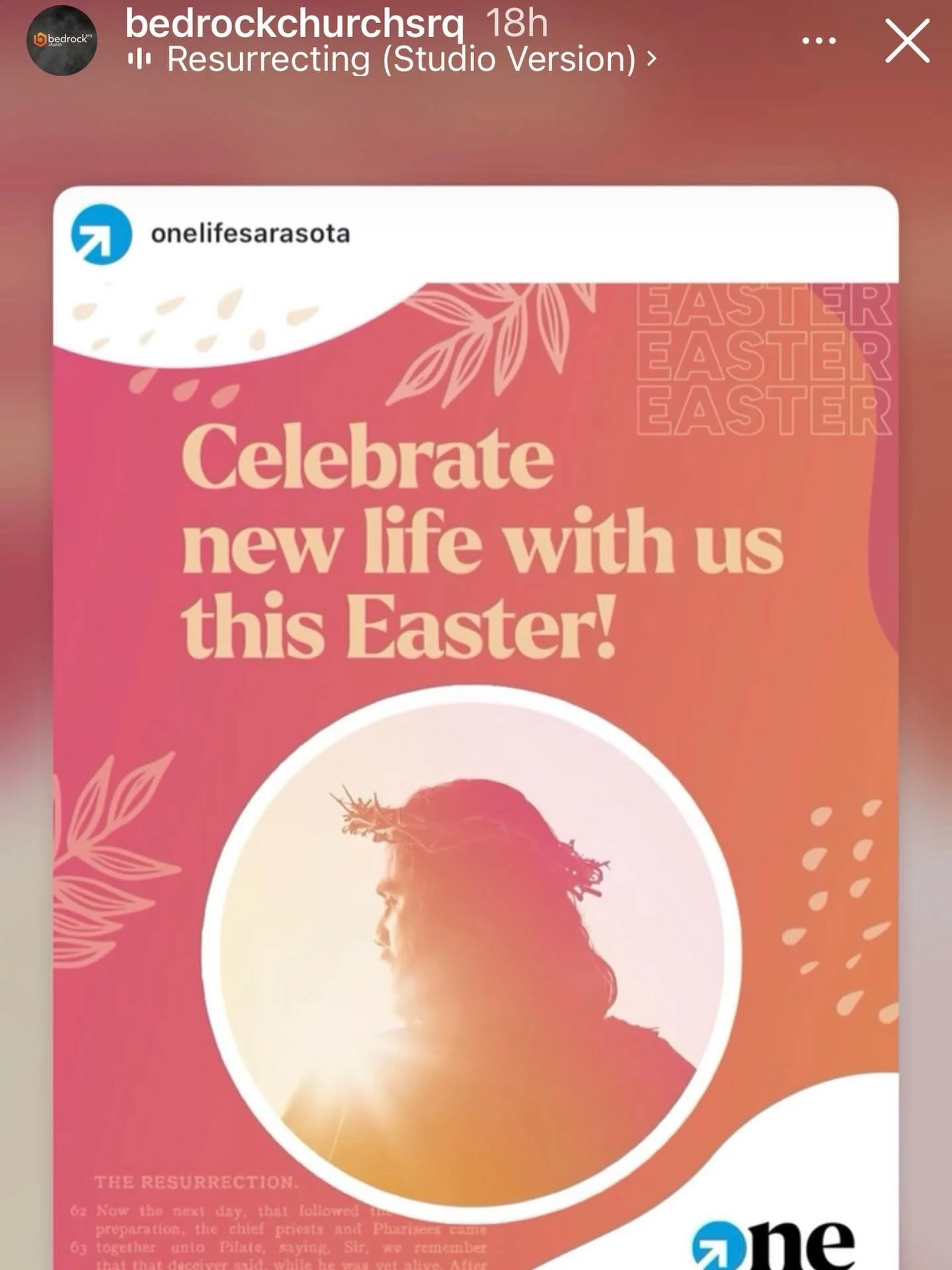 Thank you, @bedrockchurchsrq for sharing our Easter/launch service!

We are so grateful to all the churches, local and beyond, who have supported us in so many ways!