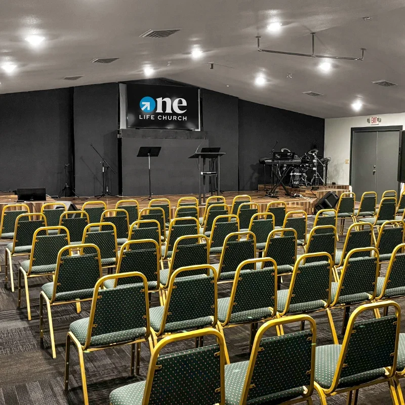 Interior of One Life Church near me in Sarasota, FL