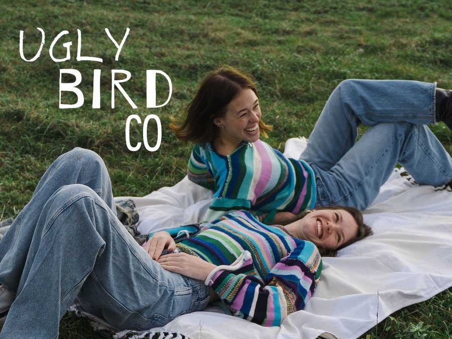 May June be for frolicking in fields and giggling with friends in knitwear 🕺🌈🐝🌳🐳😝🐆

#sustainablefashion #knitwear #fiberart #knitsweater #uglybirdco