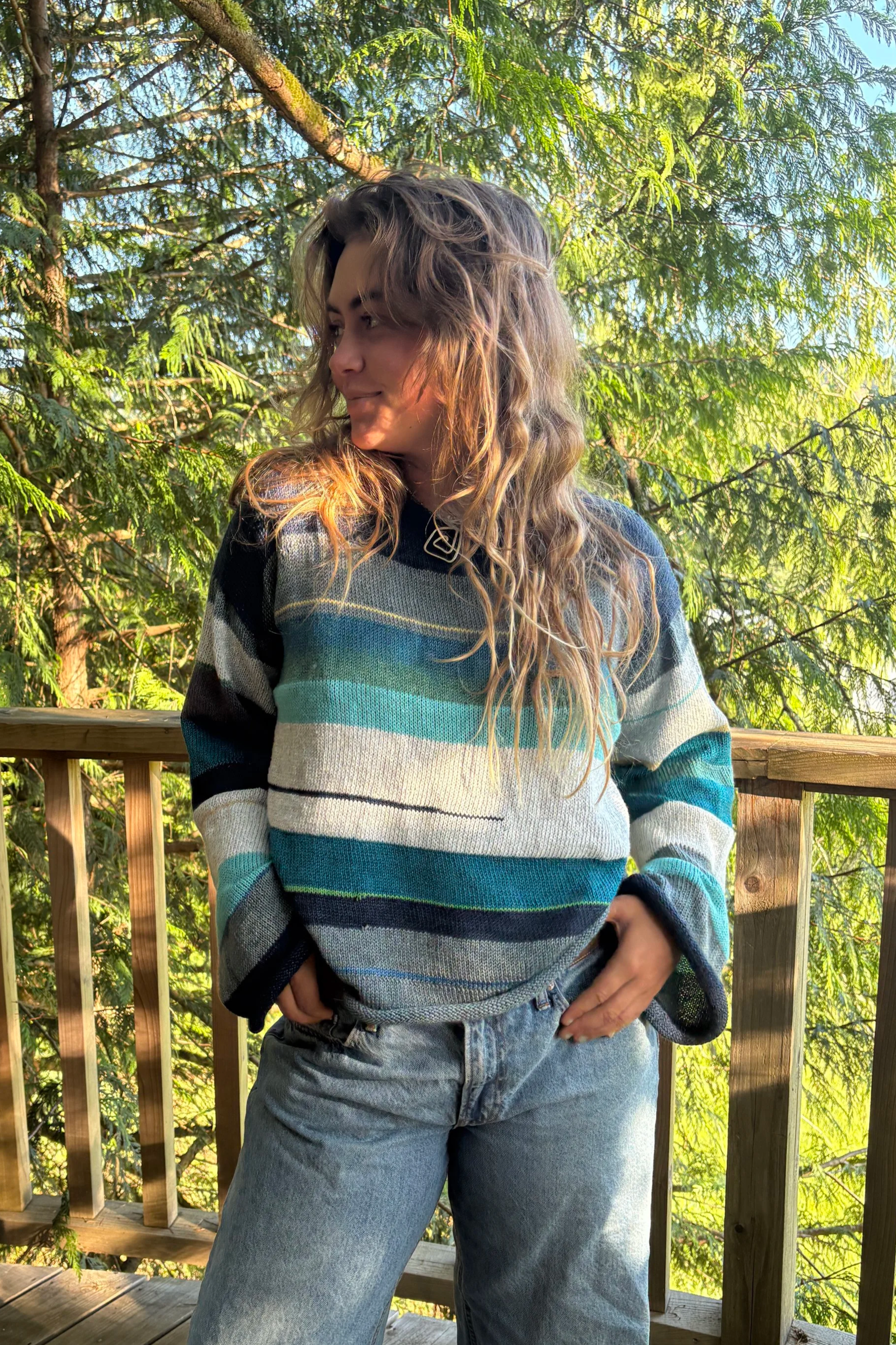 NIGHT SKY KNIT SWEATER