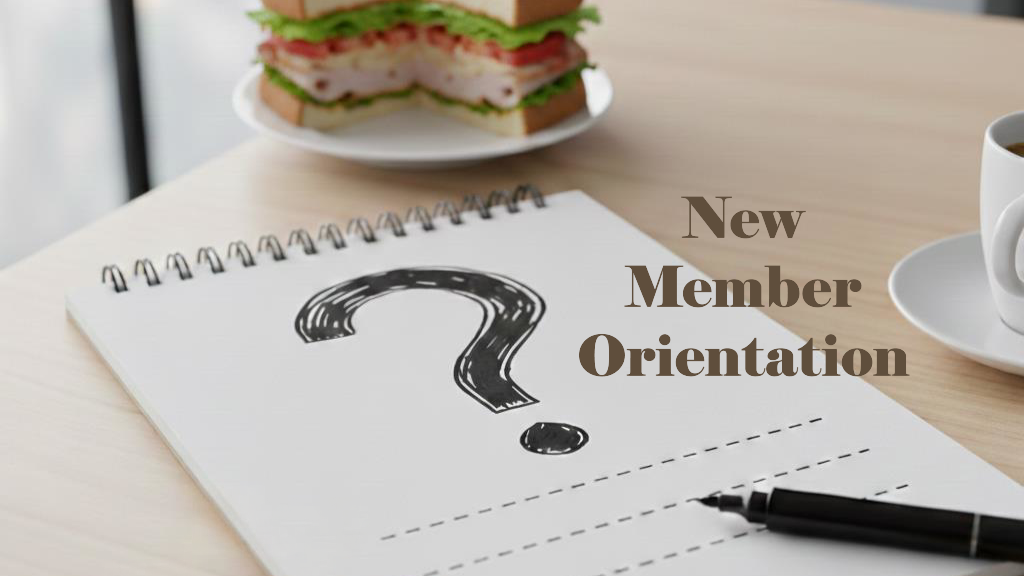 New Member Orientation
