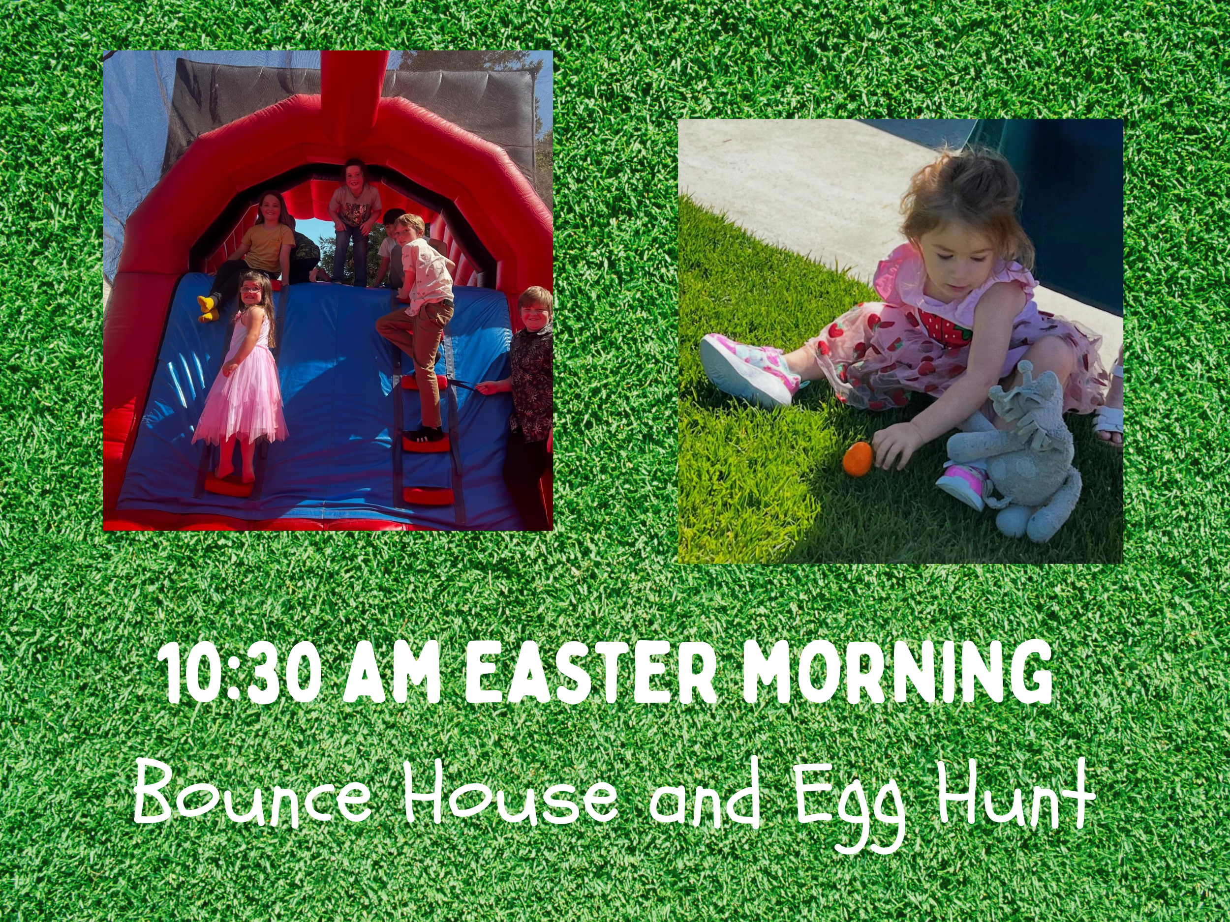Easter Bounce House and Egg Hunt