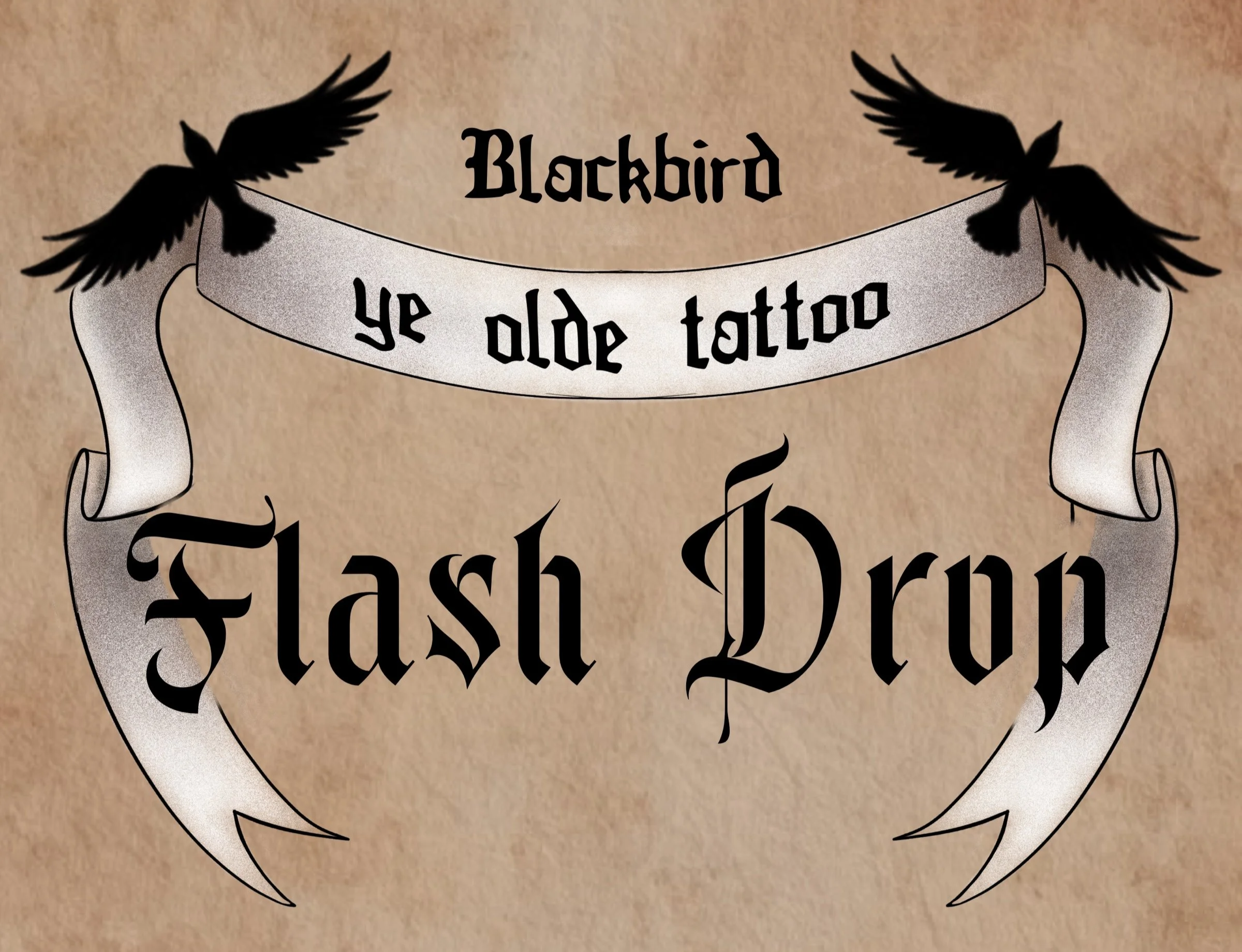 Ye olde tattoo flash drop! 