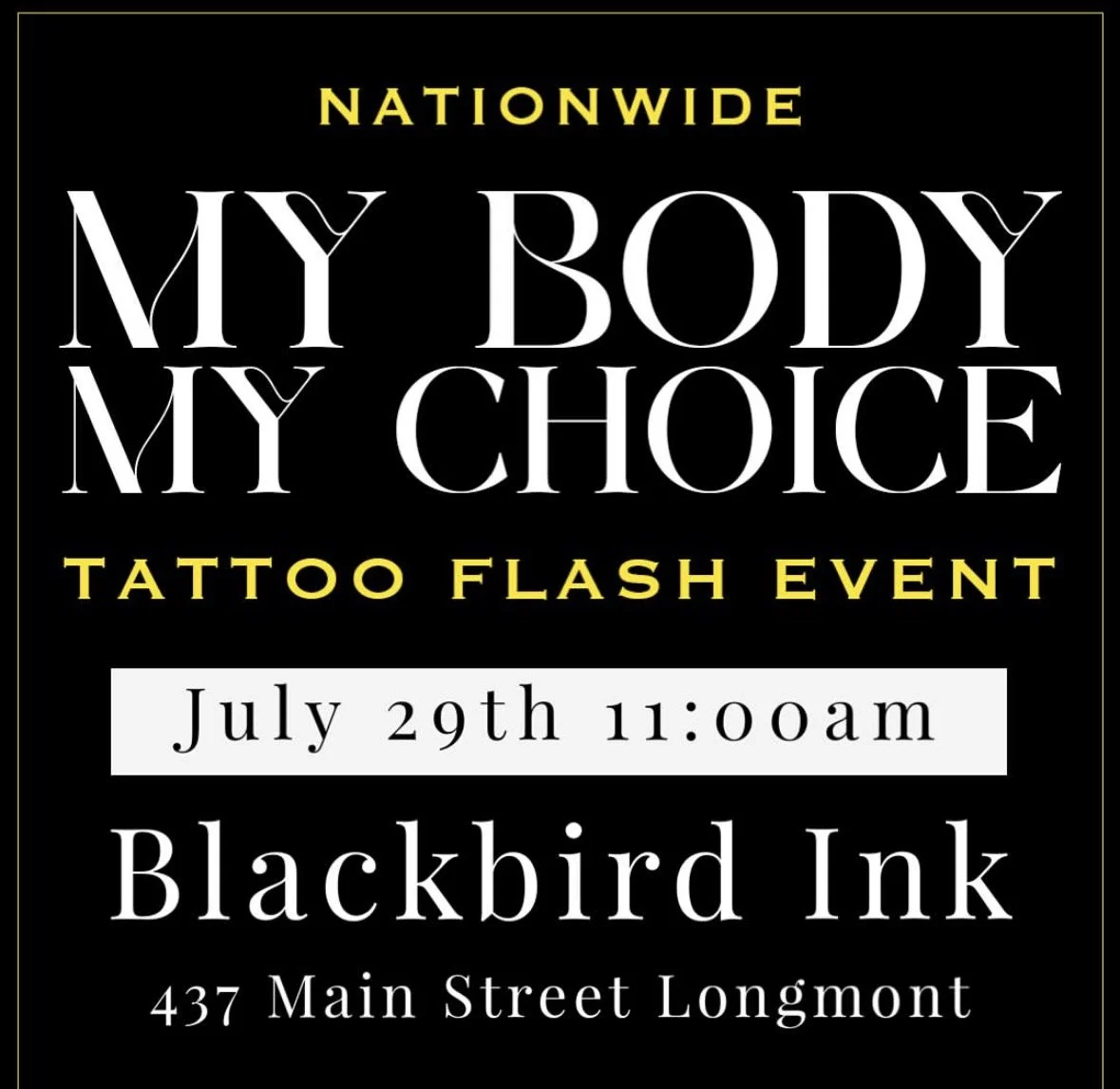 Blackbird ink is doing a fundraising flash event to raise money for reproductive rights
