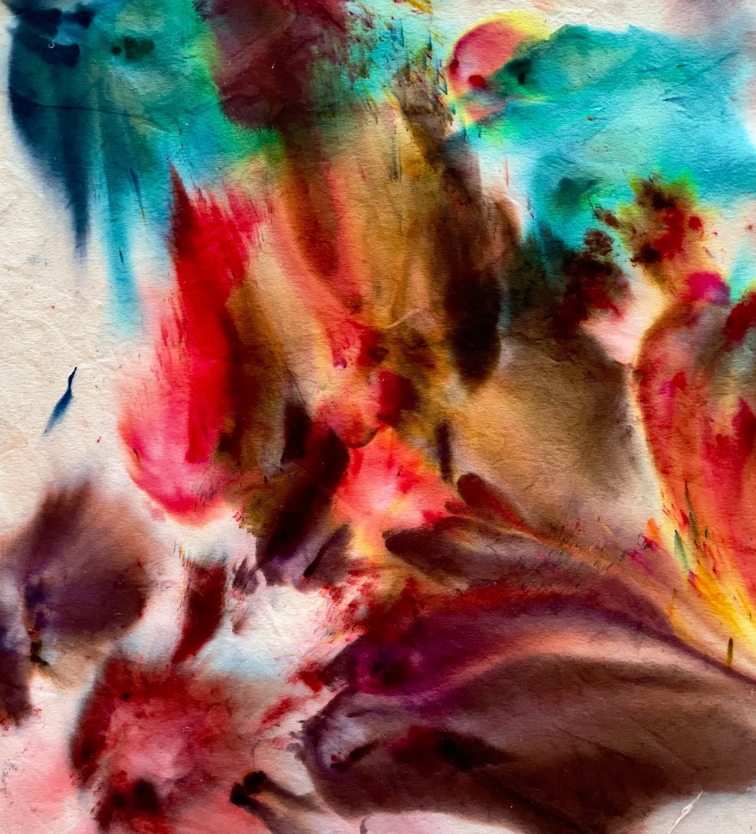 Blood Moon Rising over Miss. Saigon (24" x 27")