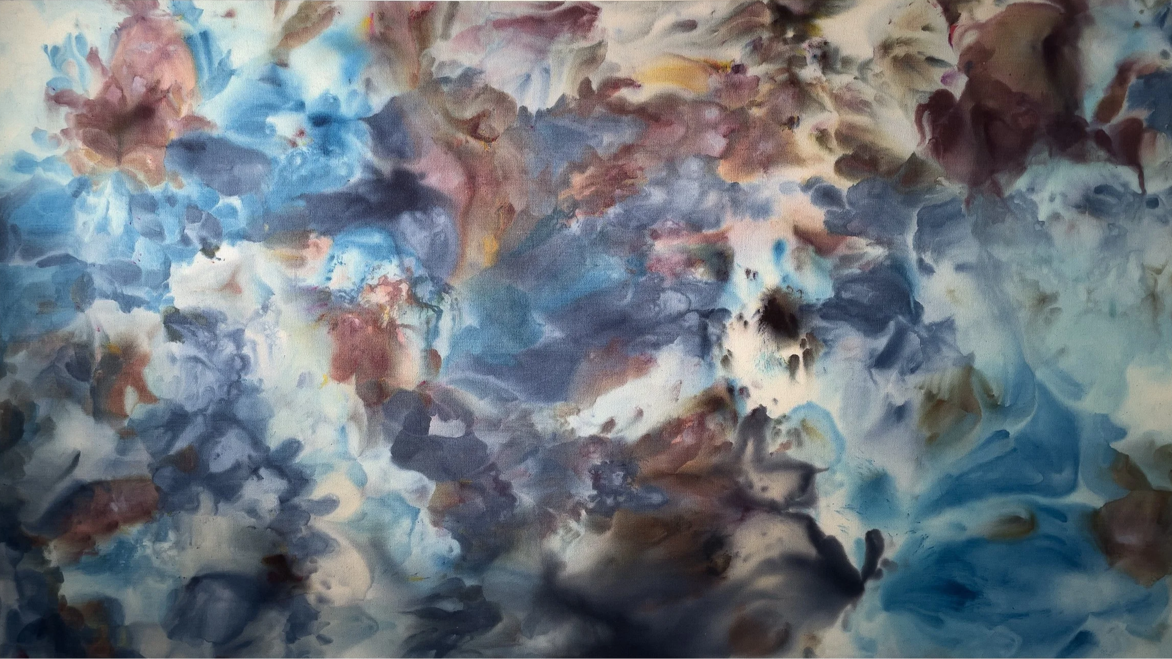 Soft Rain (23" X 39") {on loan JDJ Gallery, NYC)