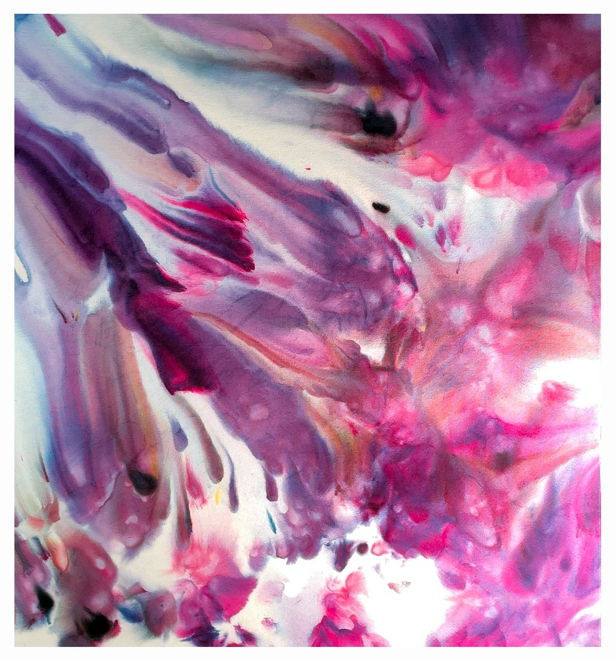 Melting (26.5" x 29.5") (SOLD)