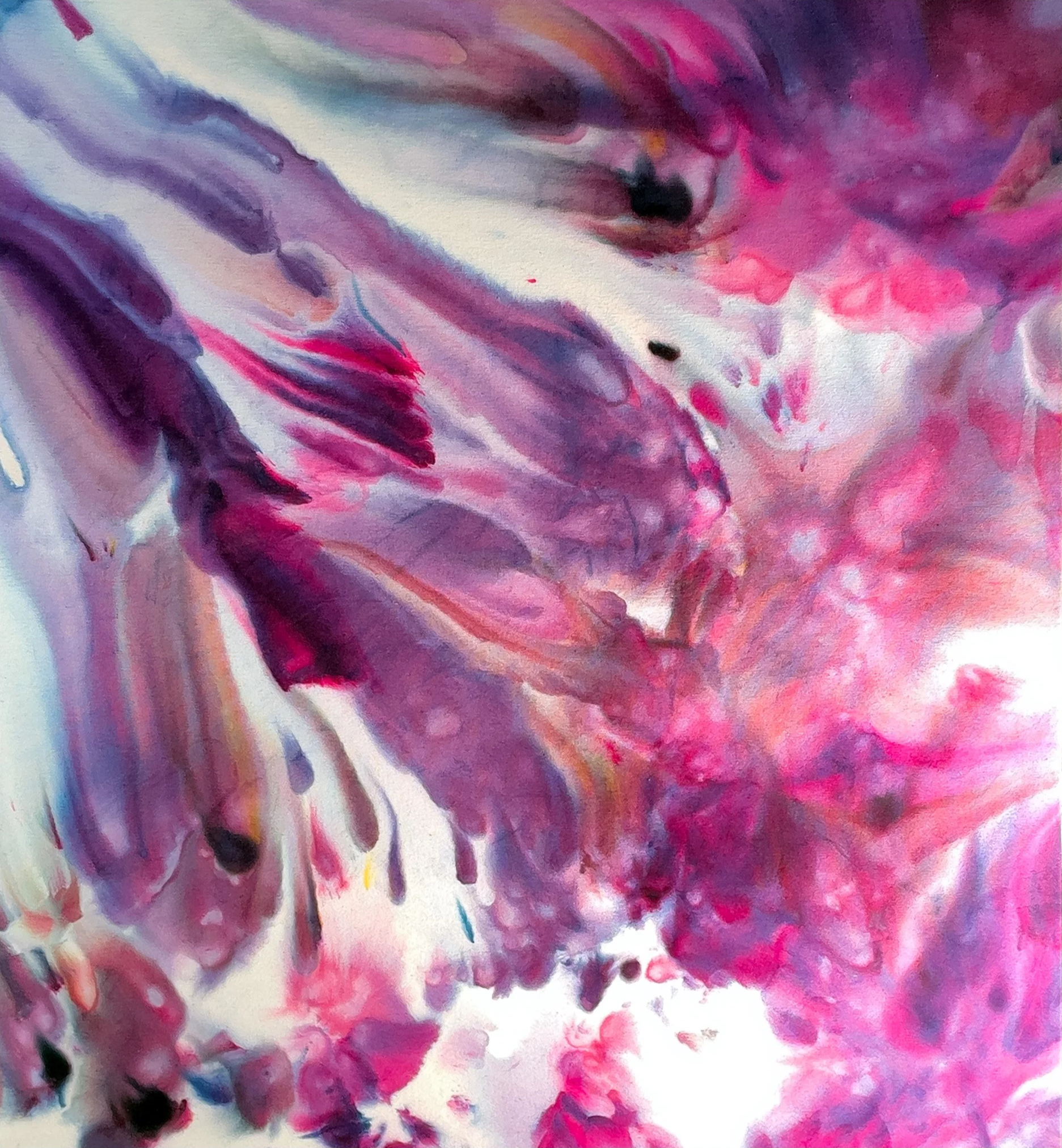 Melting {SOLD} (26.5" x 29.5") 