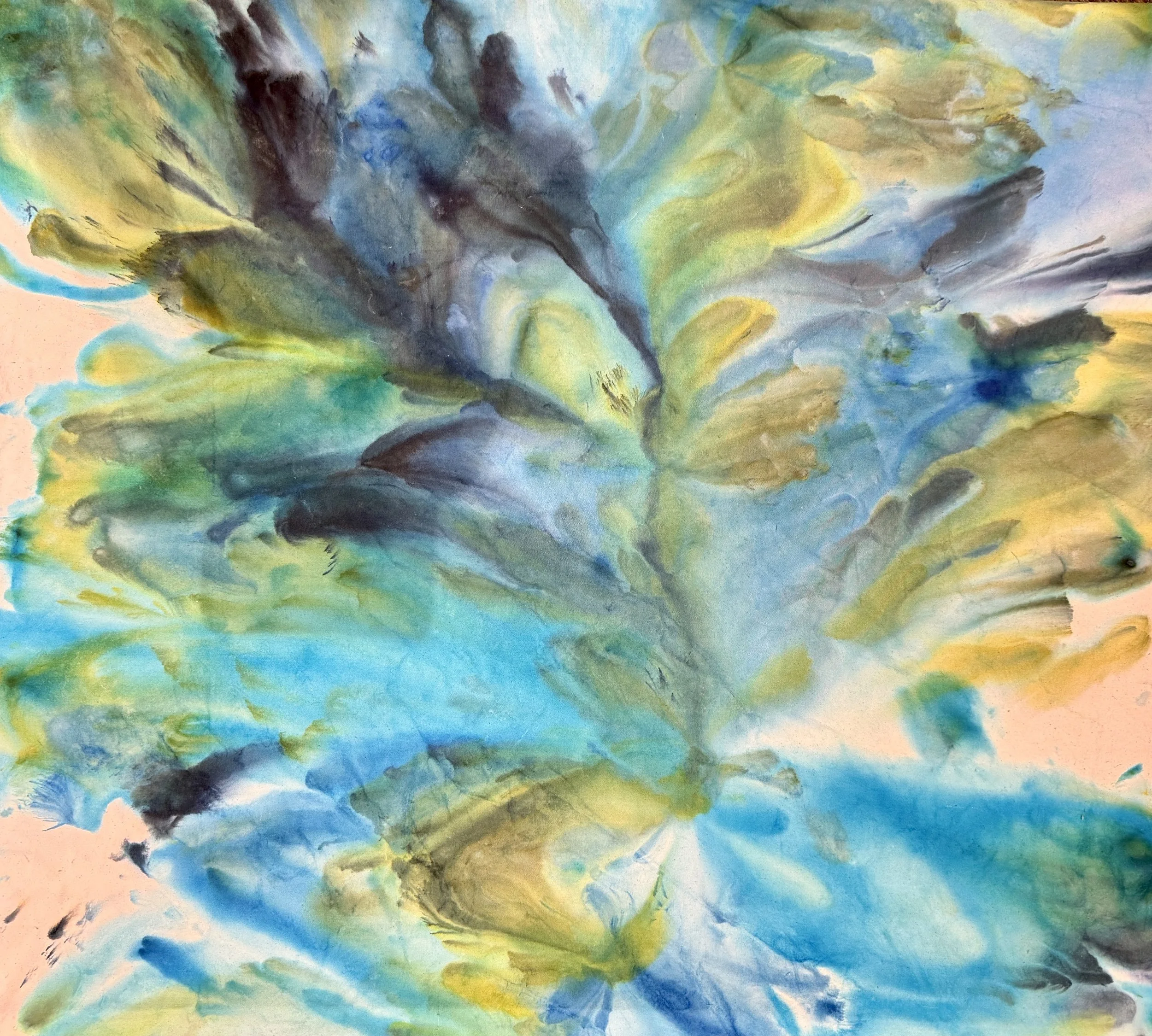 Honeysuckle Morning 
(40 x 40")