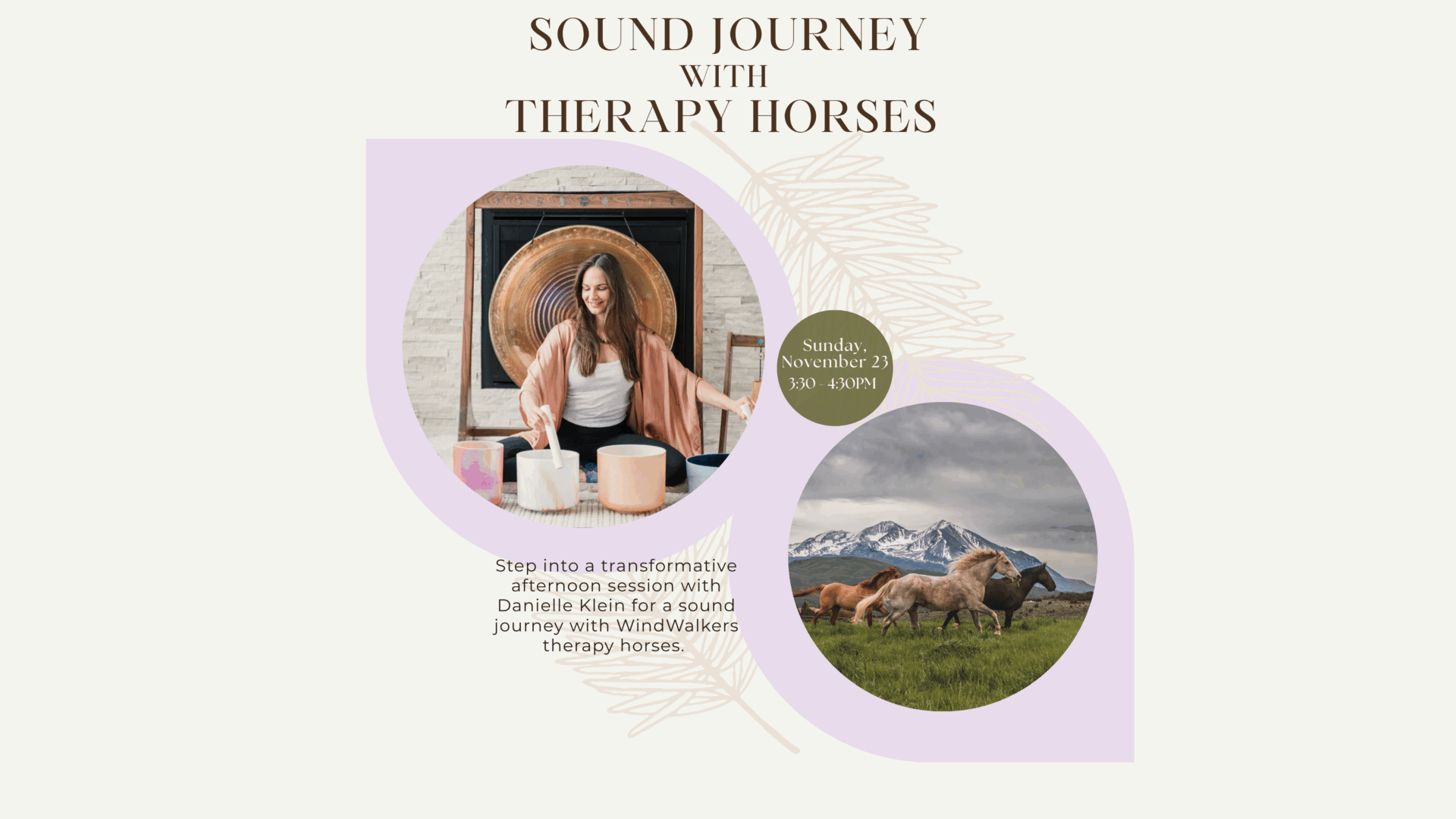 Sound Journey with Therapy Horses