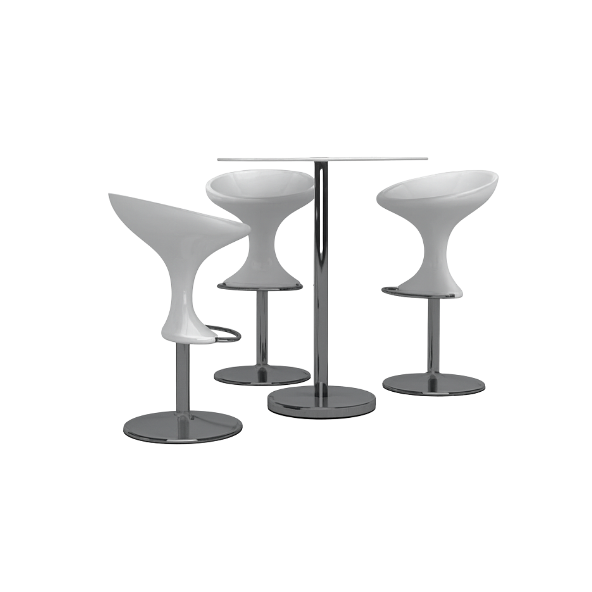 Set de sillas altas con mesa de bar