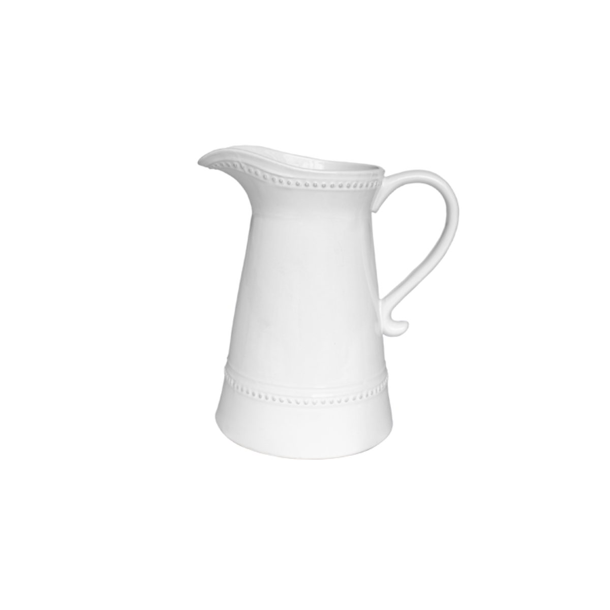 Alquiler de jarra de porcelana para agua en eventos