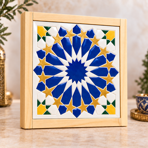 Motif Maalem — exemple de mise en couleur