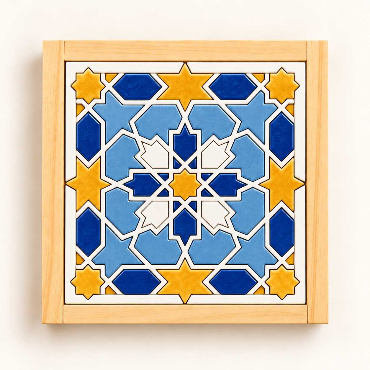 Panneau de mosaïque islamique encadré.png