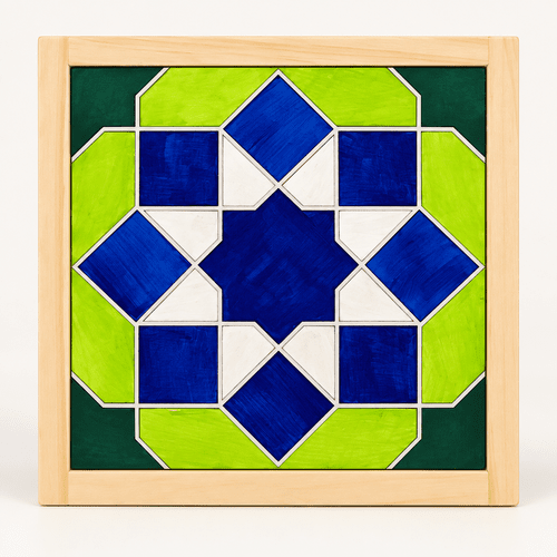 Motif Fès — exemple de mise en couleur