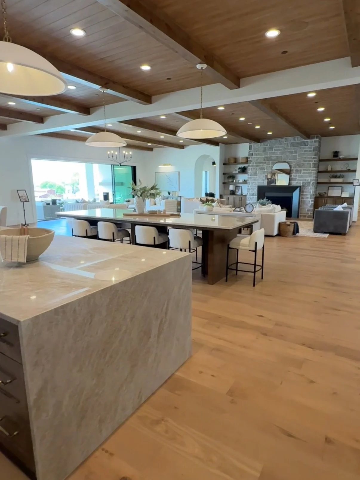 Comment TOUR for the full video walk through.

This kitchen just feels like a true gathering spot, doesn&rsquo;t it?!? When Eric and I first started having kids, I remember telling him that I always wanted our house to be the hangout. The place where