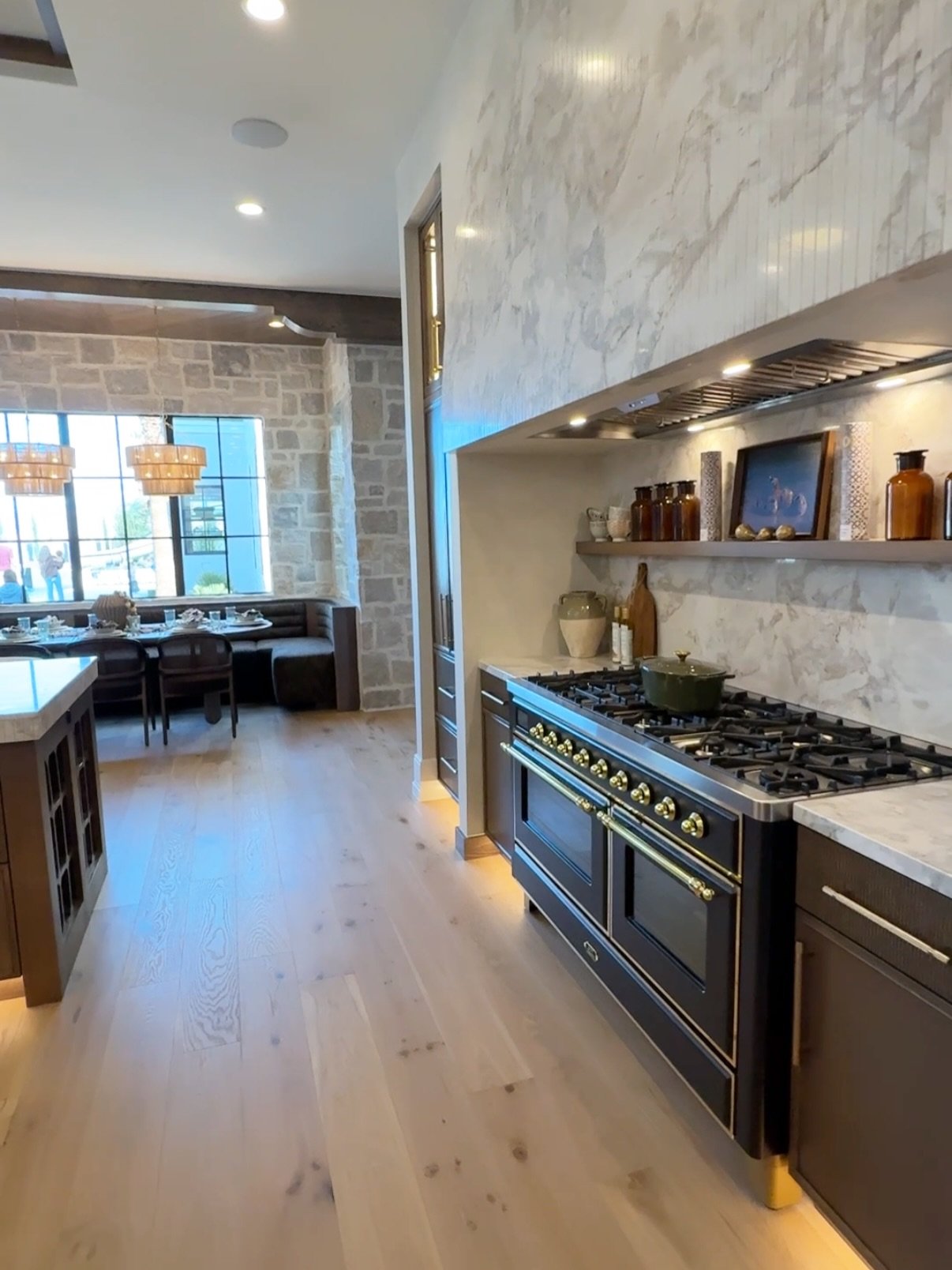 Can I just say I LOVE I love the different lighting used throughout this home. Each space has its own feel and the lighting really helps set the tone from room to room.

Eric and I have been paying a lot more attention to lighting lately as we are se