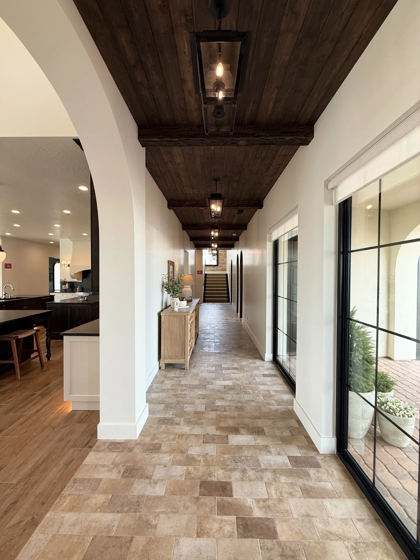 The arched doorways and the ceiling details totally got me, sooo pretty!  Honestly, it&rsquo;s those little touches that really do so much to a home.

I love this look so much that Eric and I added two arches to our @cripplecreekhome that we&rsquo;re