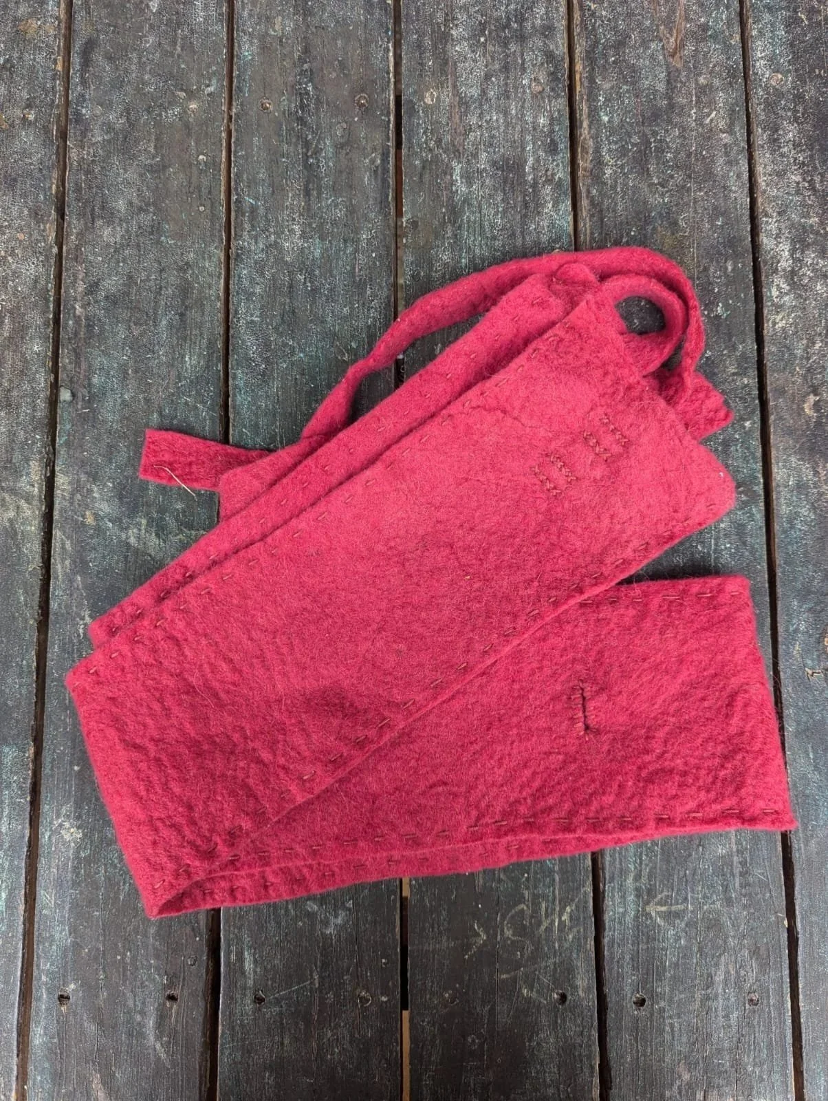 Handmade Felted Womb Belt #3