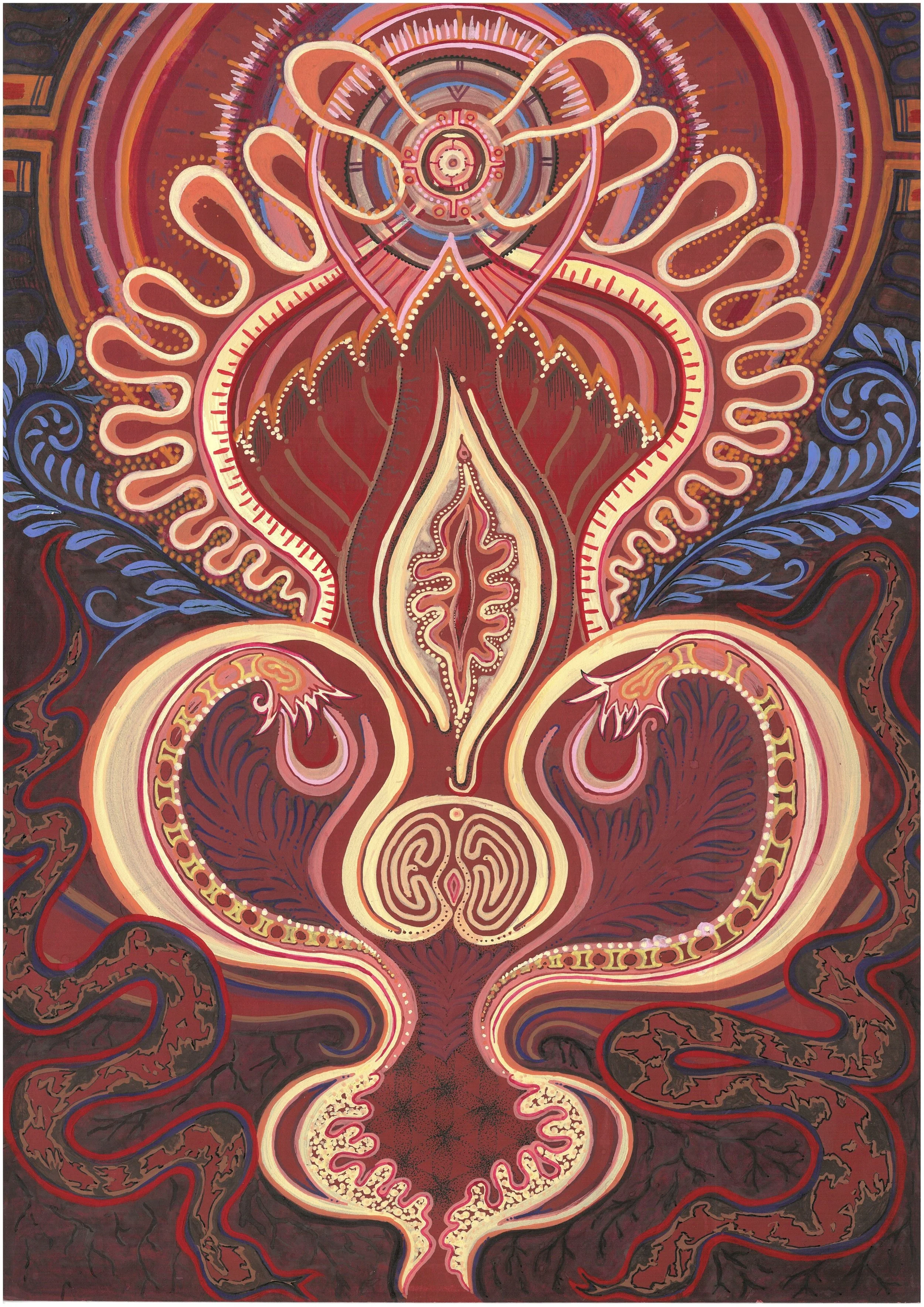 Homage to the Womb A3 Print