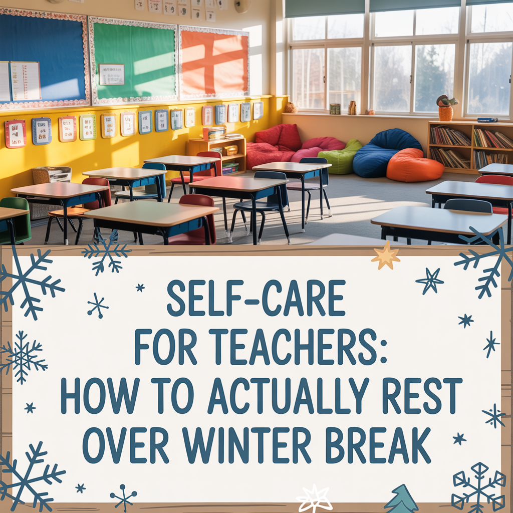 ❄️Self-Care for Teachers: How to Actually Rest Over Winter Break