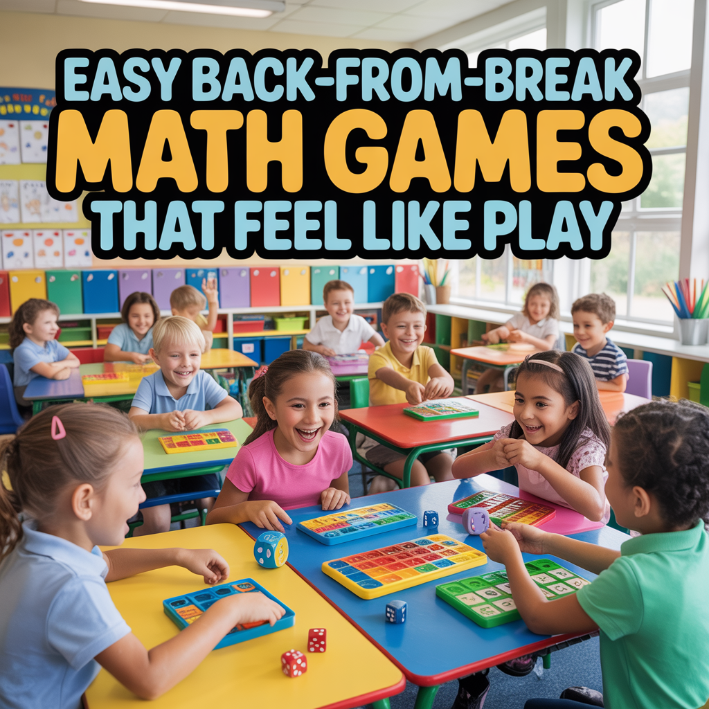 Easy Back-From-Break Math Games That Feel Like Play