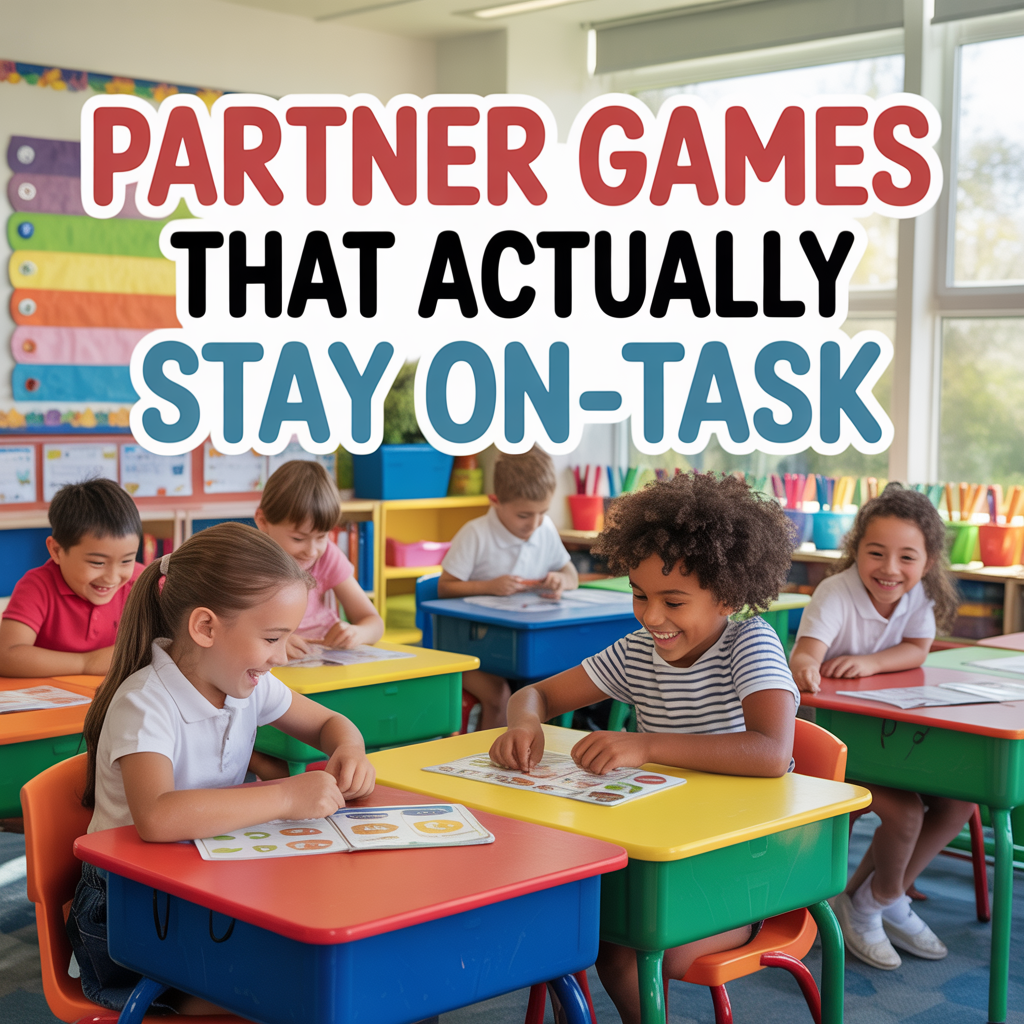 Partner Games That Actually Stay On-Task 