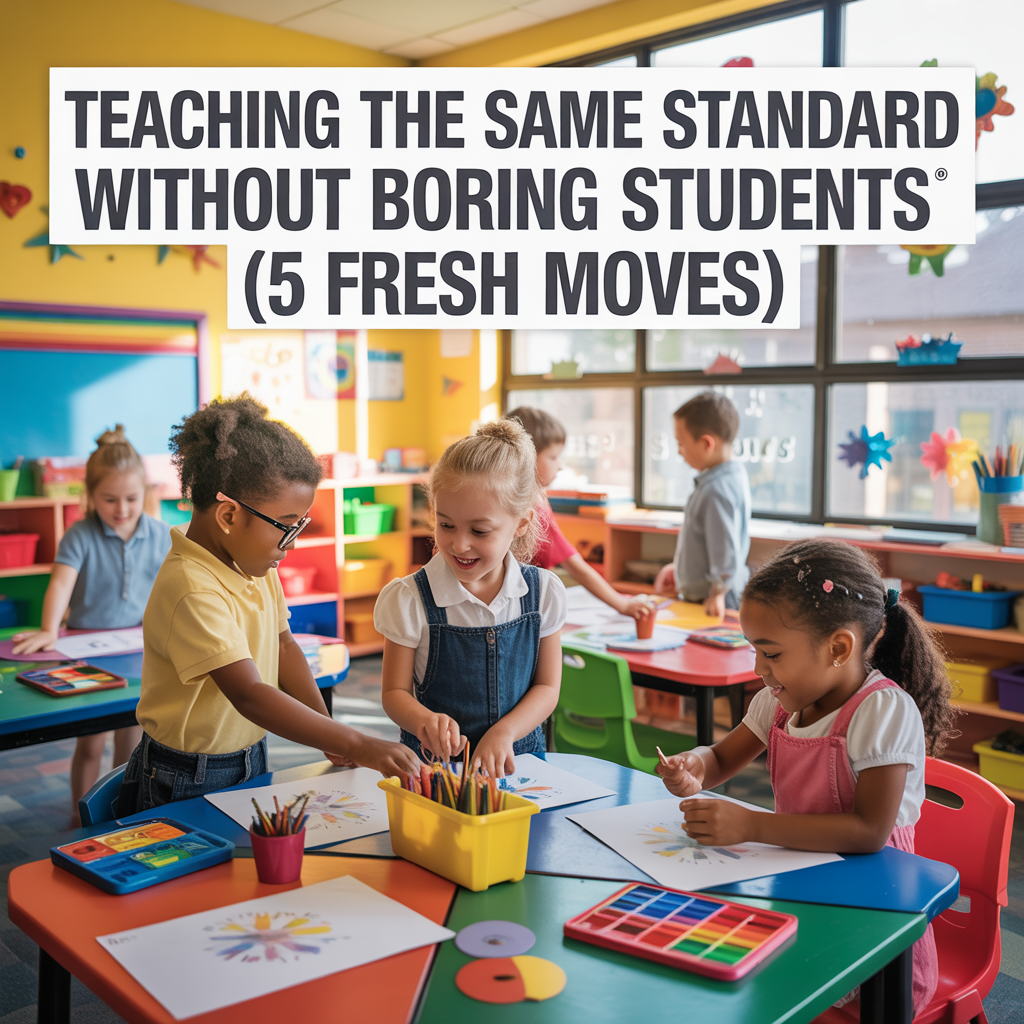 Teaching the Same Standard Without Boring Students (5 Fresh Moves)