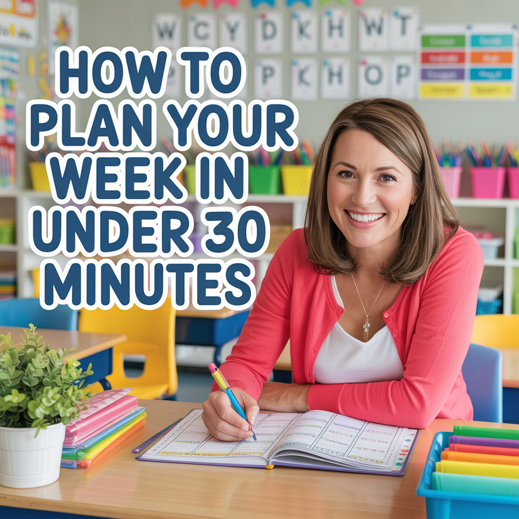 How to Plan Your Week in Under 30 Minutes