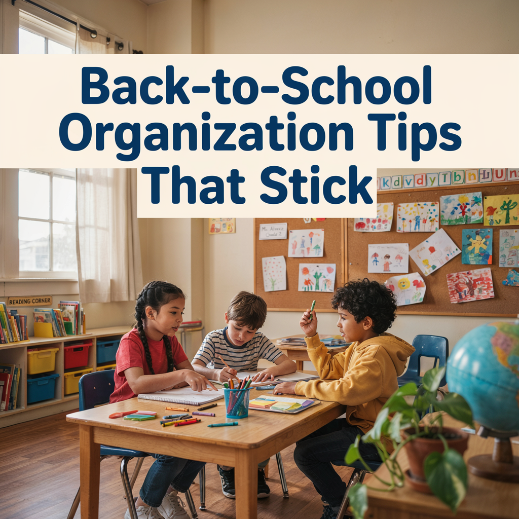  Back-to-School Organization Tips That Stick