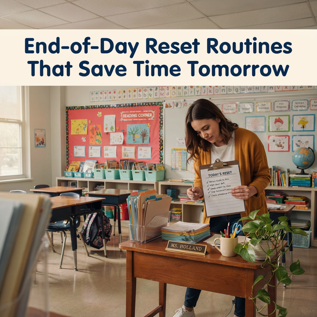 End-of-Day Reset Routines for Easier School Mornings