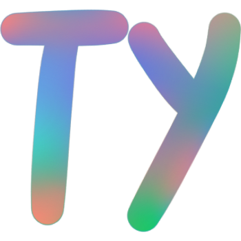 Colorful TV logo with gradient shades of purple, blue, green, and pink.